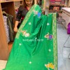 Premium pure silk pattachitra hand painting saree - 1334 - 3