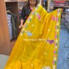 Premium pure silk pattachitra hand painting saree - 1331 - 3