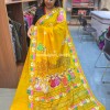 Premium pure silk pattachitra hand painting saree - 1331 - 1