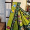 Premium south cotton hand painted pattachitra saree-1298-2