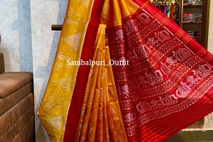 Premium designer Odisha ikkat pure silk saree