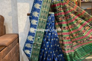 Pure Silk Handloom Khandua Saree