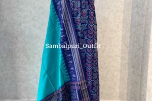 Premium double ikkat sambalpuri suit piece