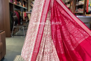 Premium Sambalpuri pure silk saree