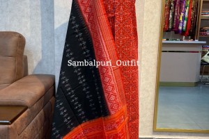 Premium Handwoven Double Ikat Sambalpuri Cotton Unstitched Suit Set