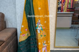 Exclusive pattachitra cotton suit