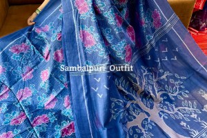 Premium contemporary designer Odisha ikkat handloom cotton saree