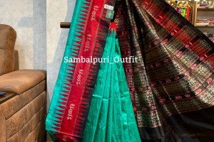 Premium pure silk bomkai saree
