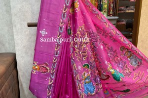 premium pattachitra silk saree