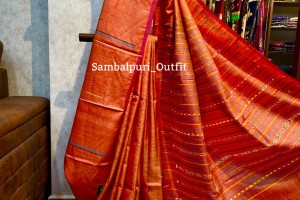 Premium Gopalpuri tusser silk saree