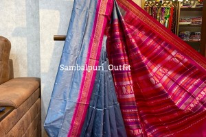 Premium pure silk bomkai saree